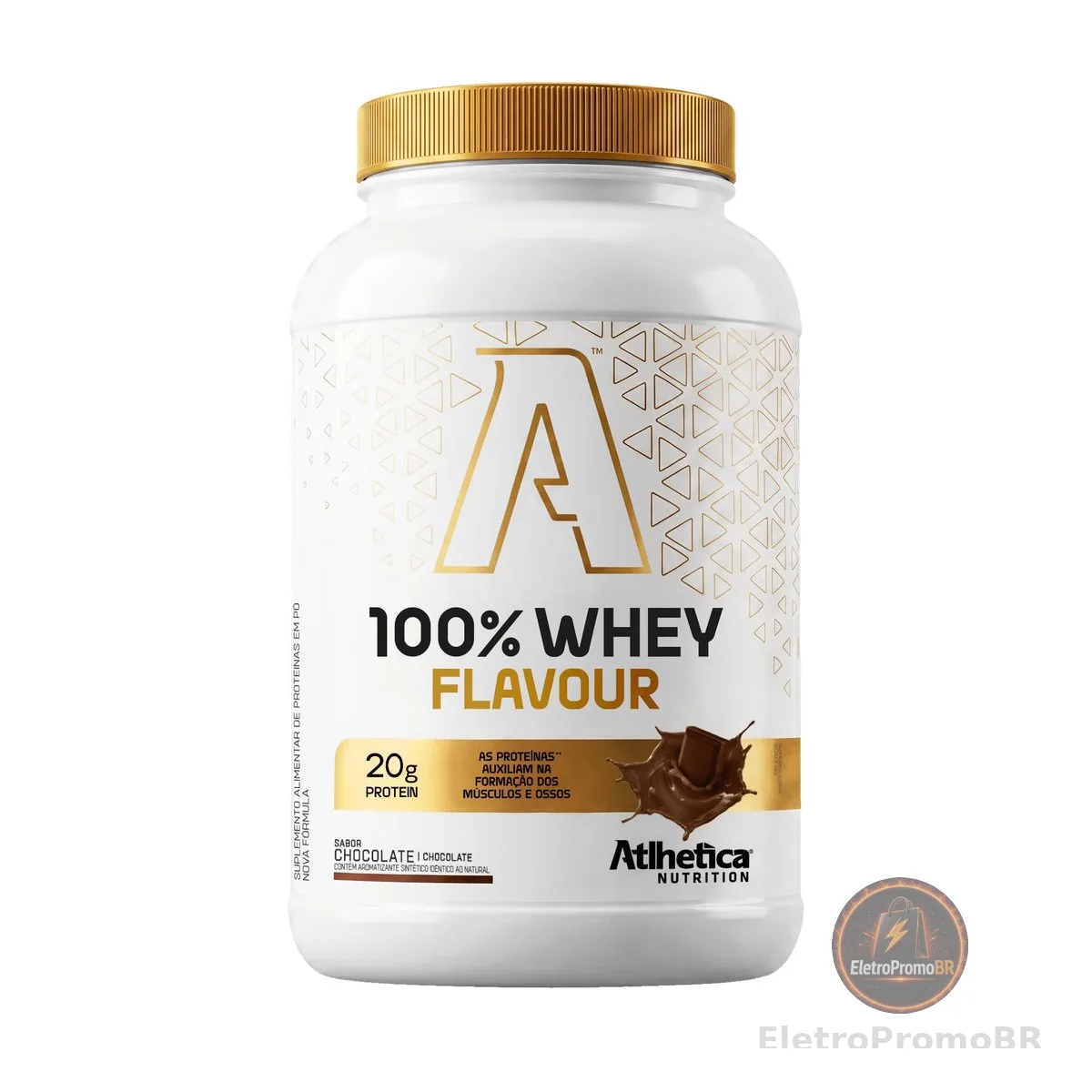 Atlhetica Nutrition 100% Whey Flavour (900 G) Chocolate