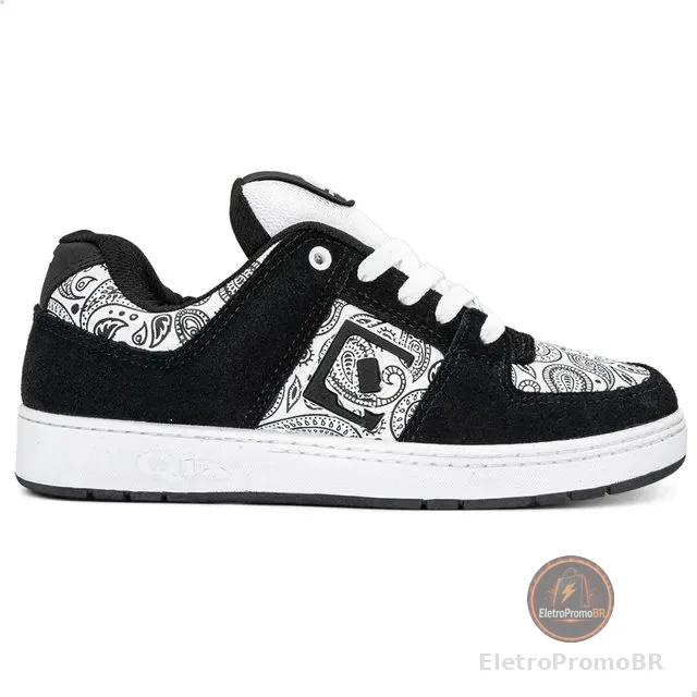 Tênis Qix 90s Og Estampa Unissex | Preto Branco