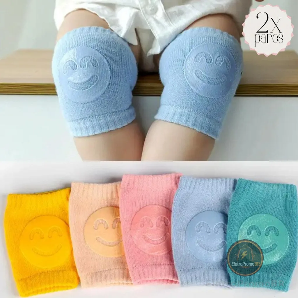1/2/3 Pares Joelheira Bebe Engatinhar Infantil Proteção Para Joelhos Crianças Meias Zyoou