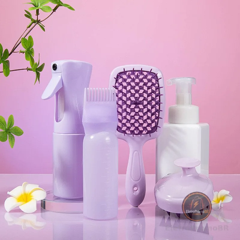 4pcs Frasco De Limpeza A Seco Para Cabelos Shampoo Enxágüe Com Balança 160ml Permissão De Cabelo E Tintura B