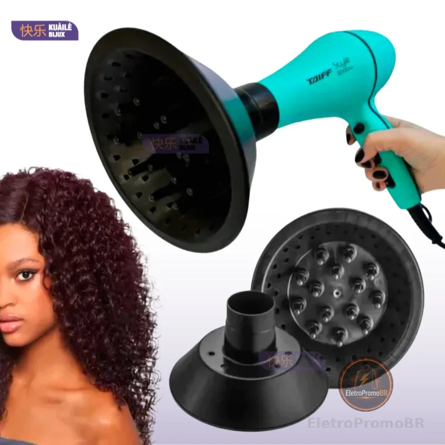 Difusor de Cachos Ar Universal para Secador de Cabelo