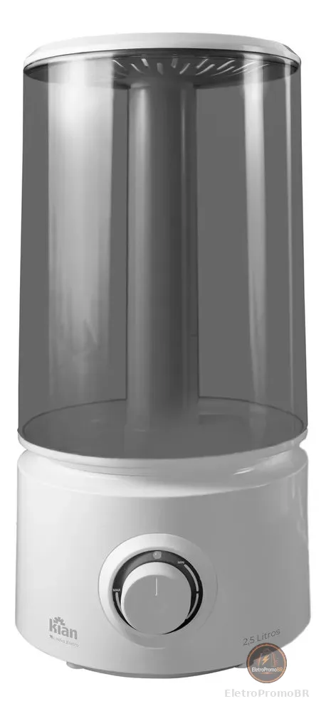 Umidificador De Ar Ultrassônico 2,5l Branco Kian