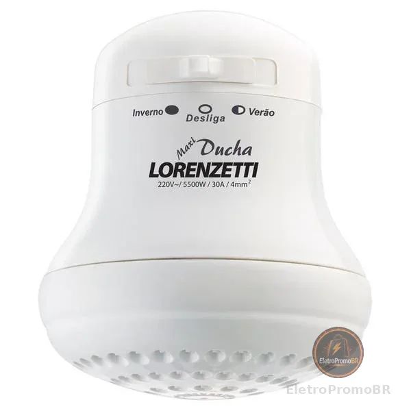 Chuveiro Elétrico Maxi Ducha Lorenzetti 127v 5500w Branca