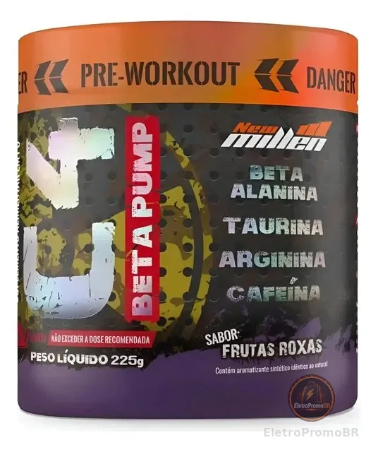 Pré Treino C4 Beta Pump (225g) New Millen Pré Workout