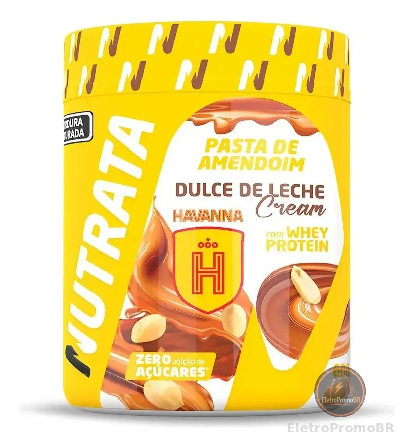 Pasta De Amendoim Dulce De Leche Havanna 600g Nutrata