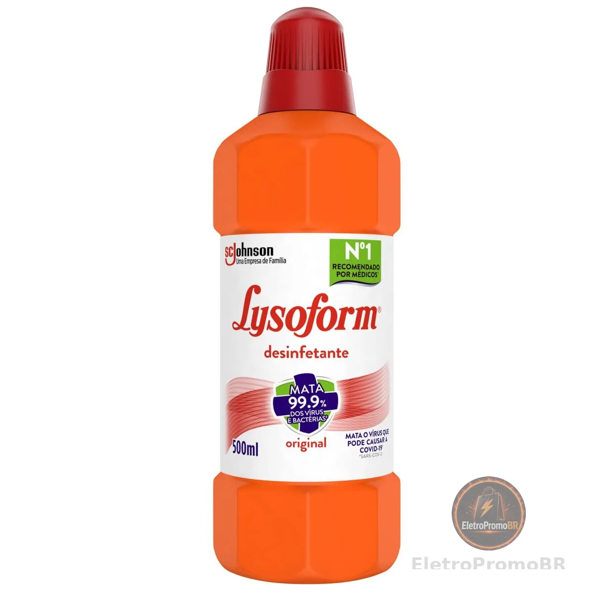 Desinfetante Lysoform Bruto 500 ml, Lysoform, 500 Ml, Laranja