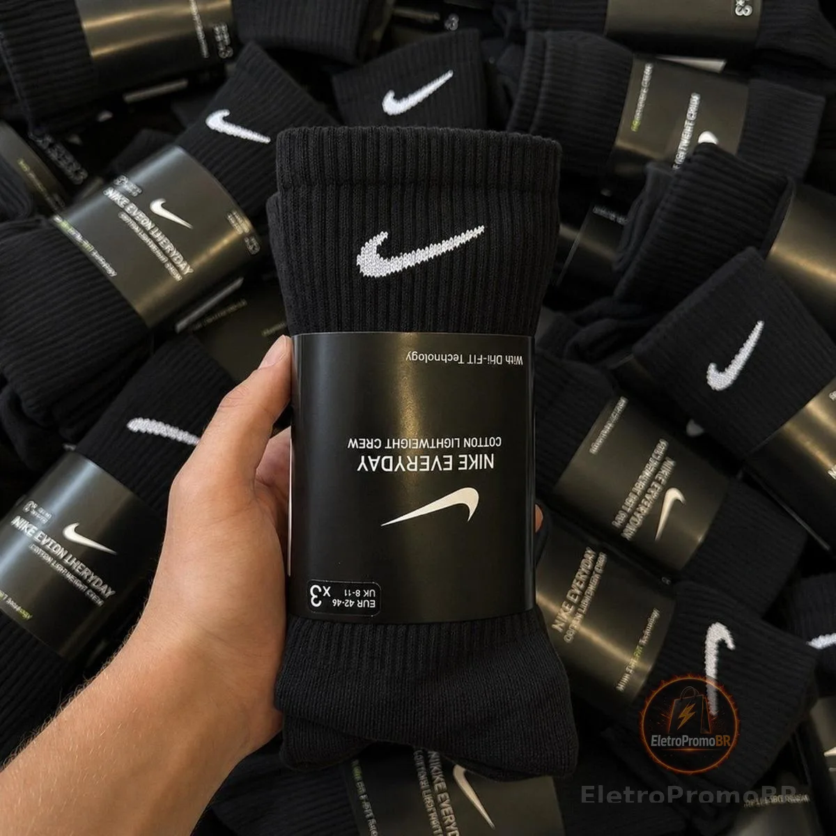 Meia Nike Everyday Cushion 3 Pares Unissex