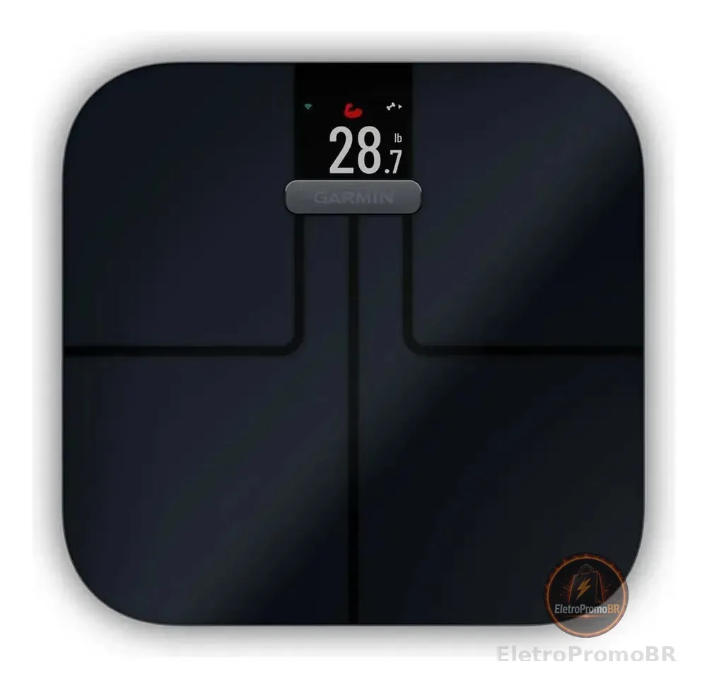 Balança Garmin Digital Index S2 C/ Bluetooth Ant+ Preto Cor Preto