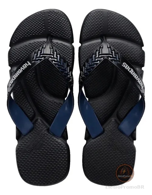 Chinelo Havaianas Masculino Power 2.0 Anatômica Massageadora