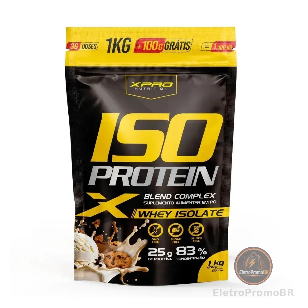 Whey Protein Isolado Iso Blend Complex Zero Açucar Cookies 1.100kg Xpro Nutrition