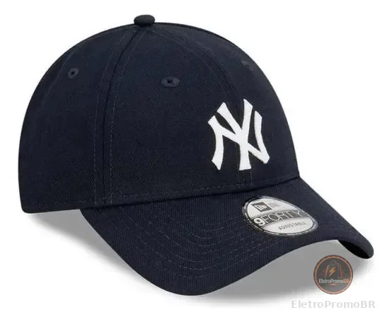 Boné New Era 9forty New York Yankees Mlb Original Lançamento Marinho Único Liso