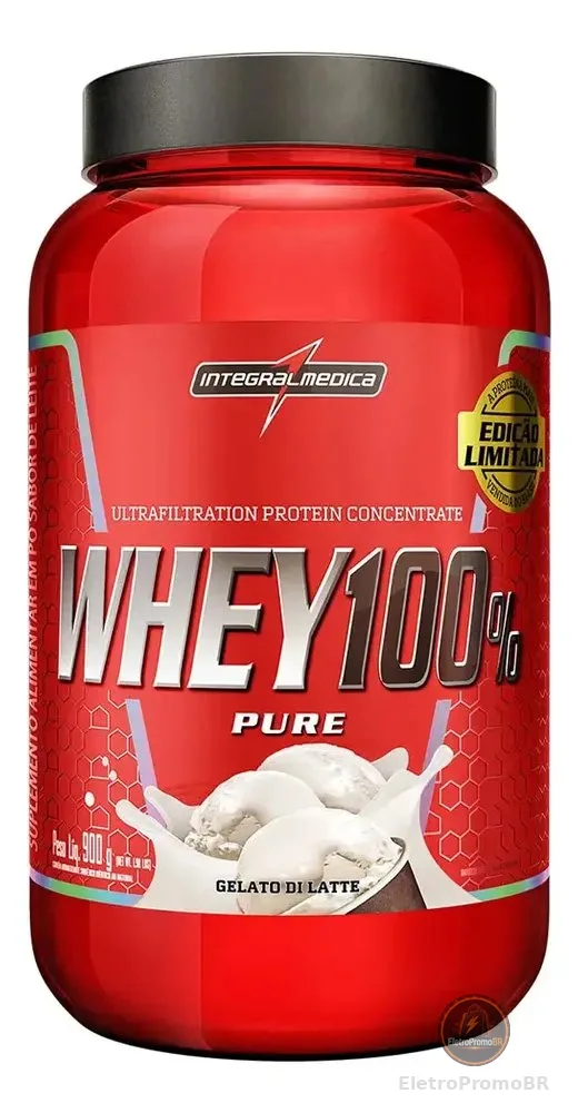 Whey 100% Pure Pote 900g Gelato Di Latte Integralmedica