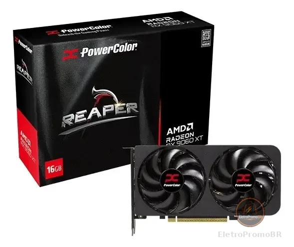 Gpu Powercolor Amd Radeon Rx 9060xt 16gb Gddr6 128bits 16g-a