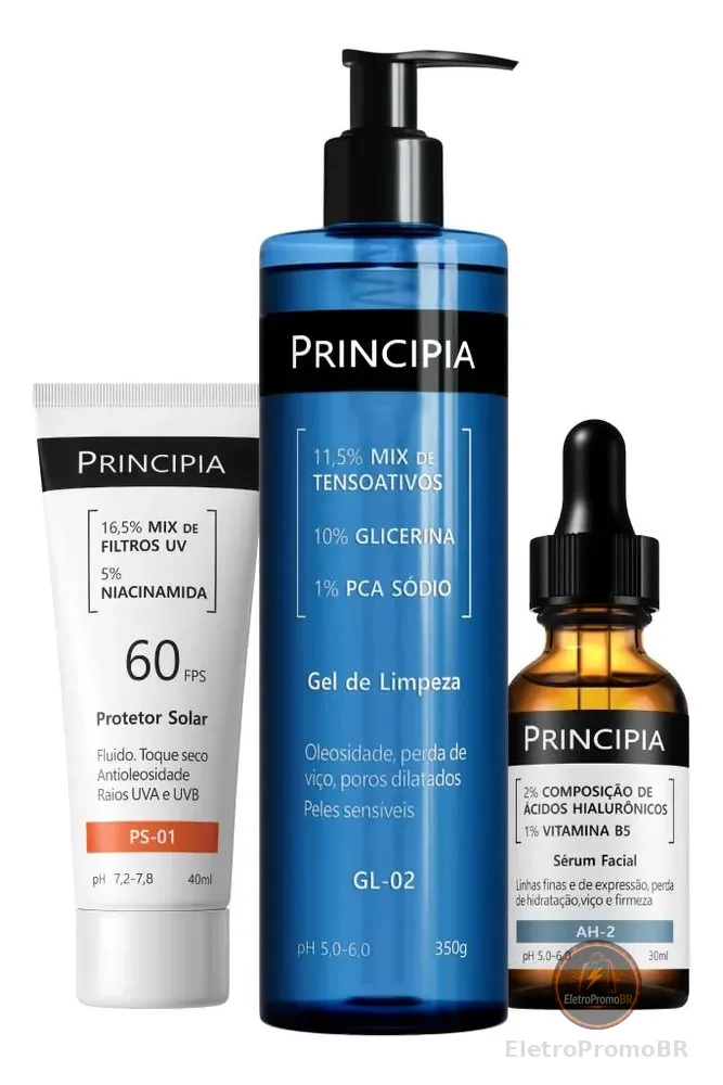 Principia Kit Primeira Rotina C/ Gl-02 + Ah-2 + Ps-01 Fps60