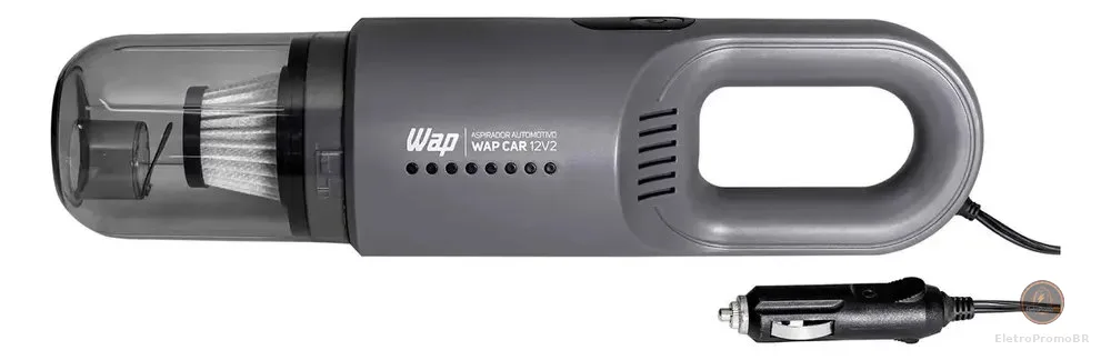 Aspirador Automotivo Portátil WAP CAR com Filtro HEPA e Cabo de 3,7m