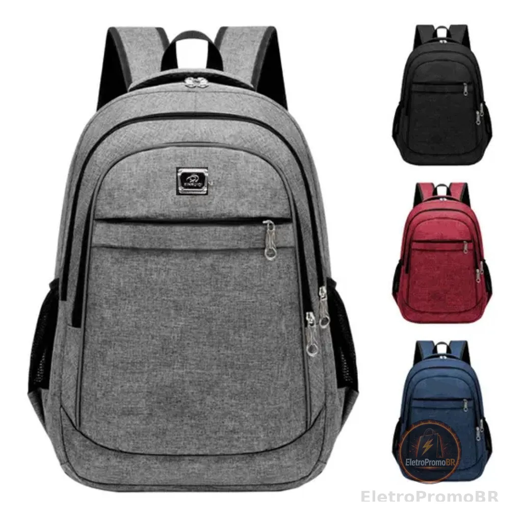 Mochila Bolsa Viagem Resistente Coreana Masculina Feminina Colorida