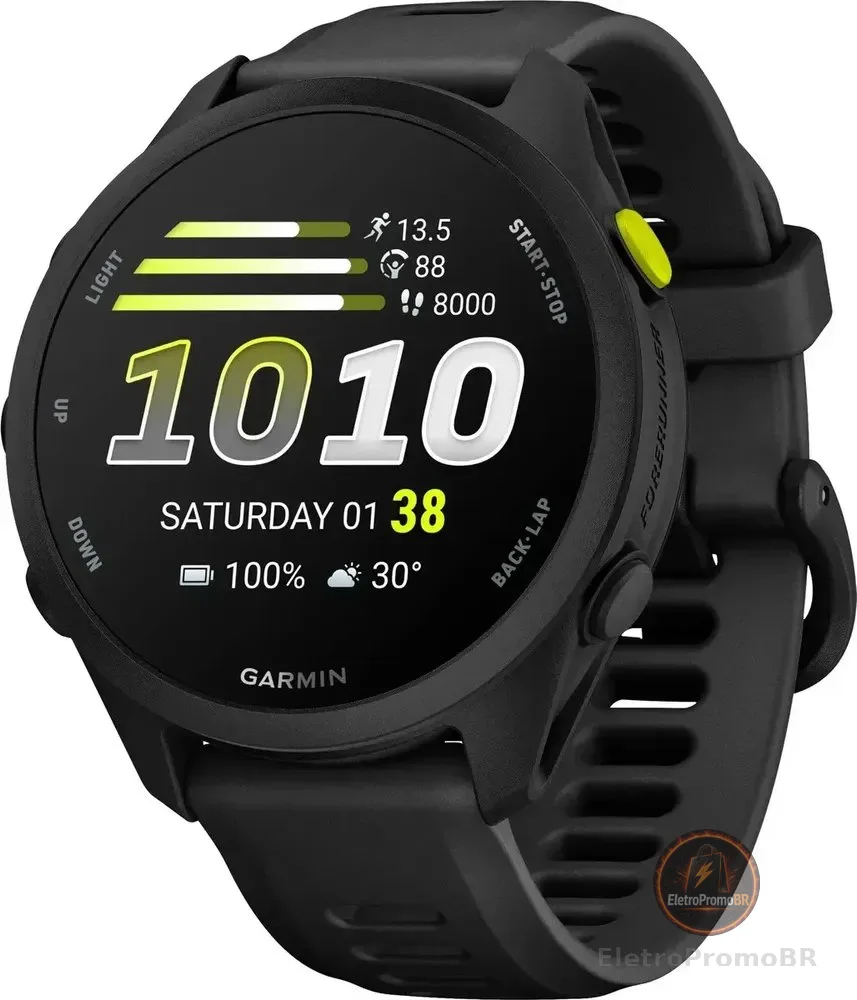 Garmin Forerunner 70 Smartwatch Gps 43mm Preto Preto