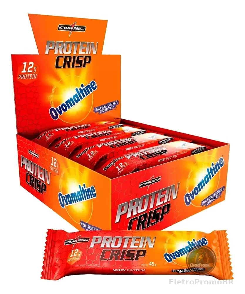 Protein Crisp Bar (caixa Com 12 Unidades) -  Integralmedica Ovomaltine