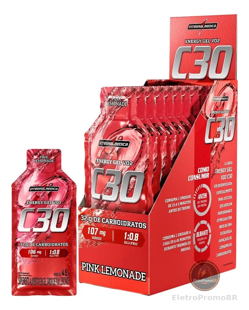 VO2 Energy Gel Pink Lemonade Integralmédica