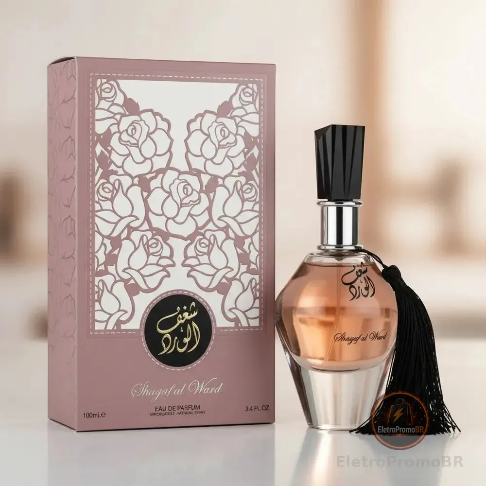 Perfume Shagaf Al Ward Eau De Parfum 100ml Lacrado/Original