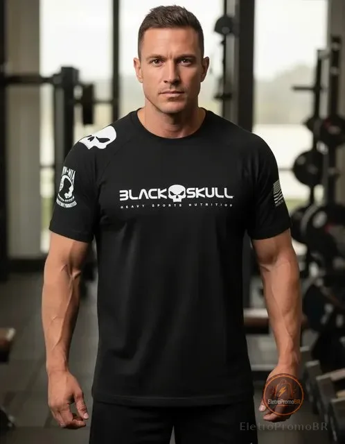 Lançamento Camiseta Bope Dry Fit - Black Skull Esportiva