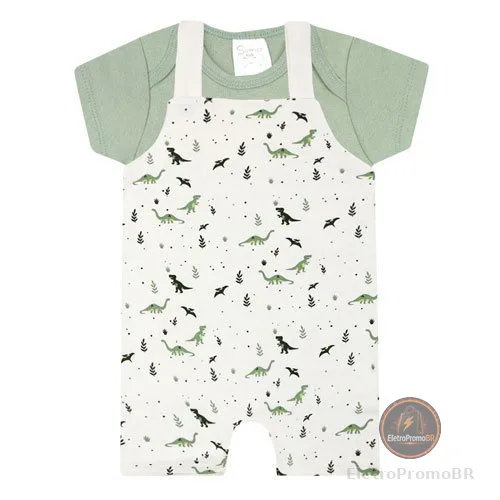 Conjunto Jardineira Menino E Menina Roupas de Bebê Conjunto Bebê