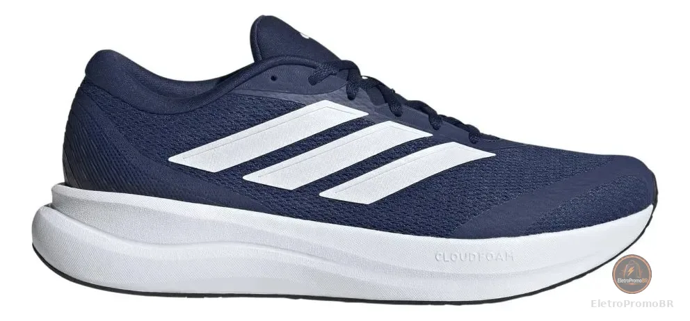 Tênis De Corrida Masculino Runfalcon 6 Cloudfoam adidas Azul Liso 41 Br