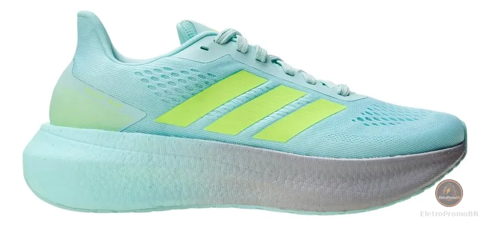 Tênis Feminino Esportivo Boost Run adidas Semi Flash Aqua Liso 36 Br