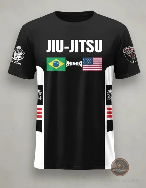 Rash Guard Jiu-jitsu Camisa Proteção Pele Térmica Dryfit Uv