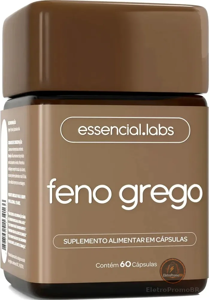 FENO GREGO 450mg - Fórmula com Máxima Concentração e Pureza - 60 doses