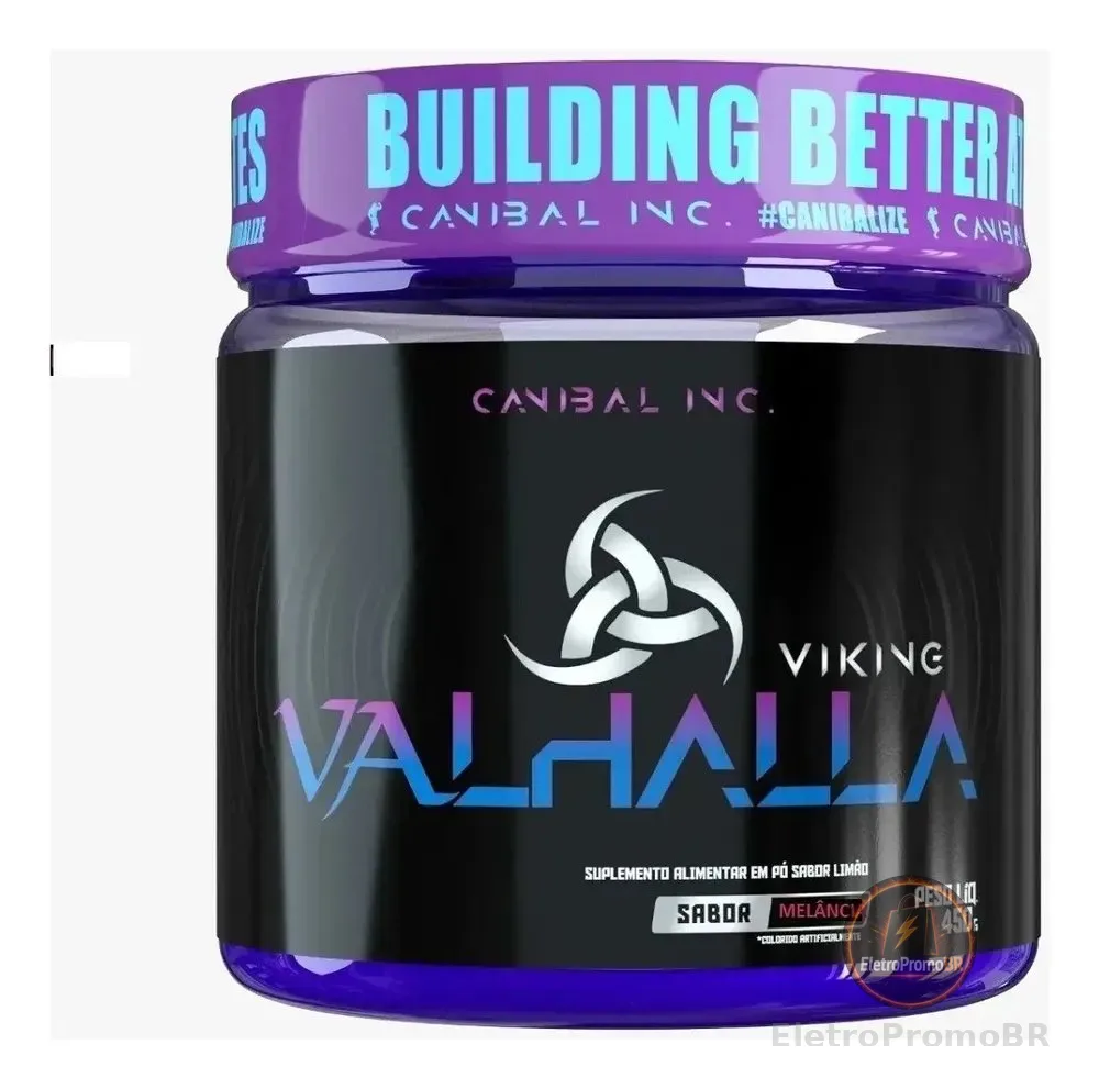 Pré Treino Viking Valhalla Canibal Inc 450g Sabor Melancia