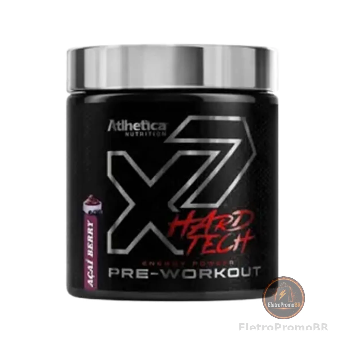 Pré-treino X7 Hard Tech - 200g Açaí Berry - Atlhetica Nutrition
