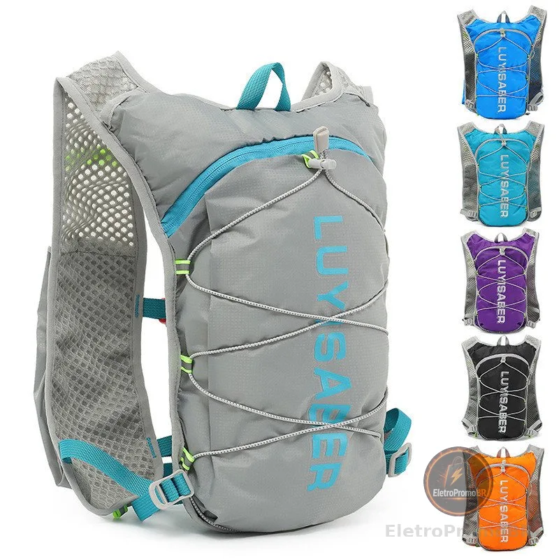 CHENXIAOHONG Mochila de Hidratação Ultraleve Refletora para Corrida e Bike