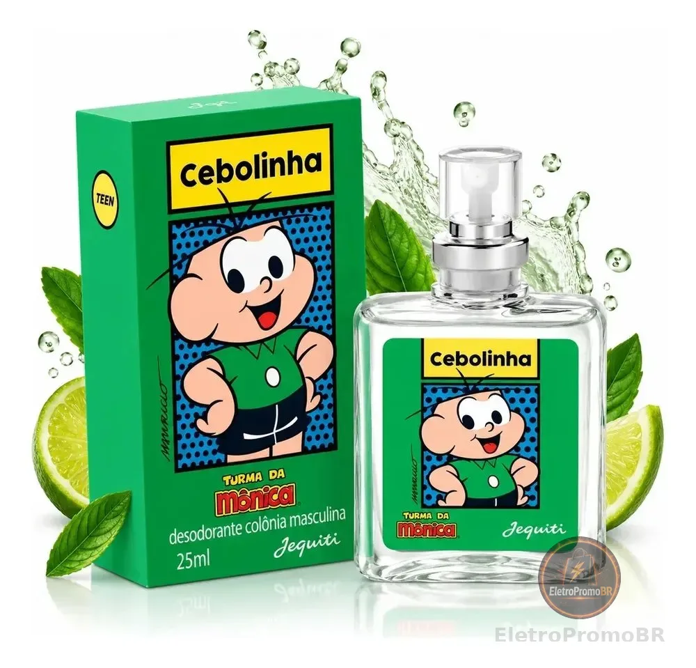 Perfumes Colônia Miniatura Cebolinha Turma Da Mônica Jequiti 25ml