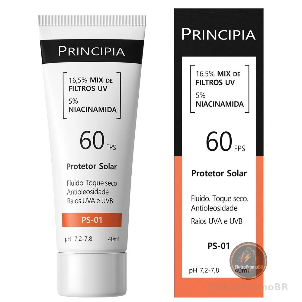 Protetor Solar Facial PS-01 FPS 60 Principia