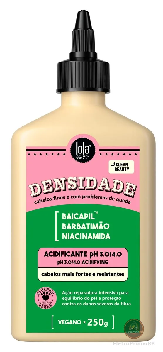 Densidade Acidificante Capilar 250g, Lola Cosmetics
