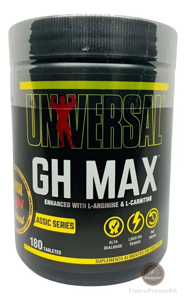 Gh Max Universal Original Vitaminas Importado Selo Americano Sem Sabor
