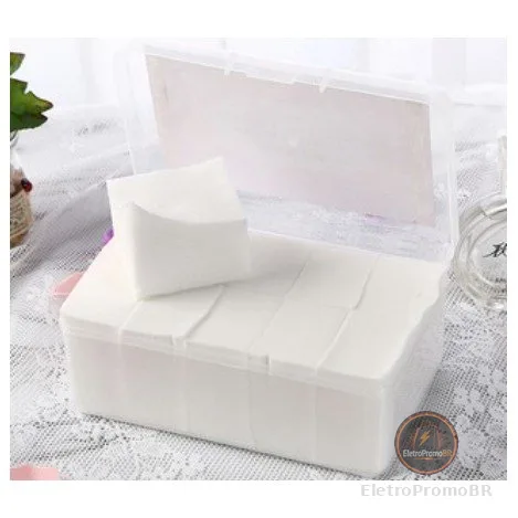 Algodão Prensado 100% Natural 1000 Unidades Remoção Esmaltes Barato