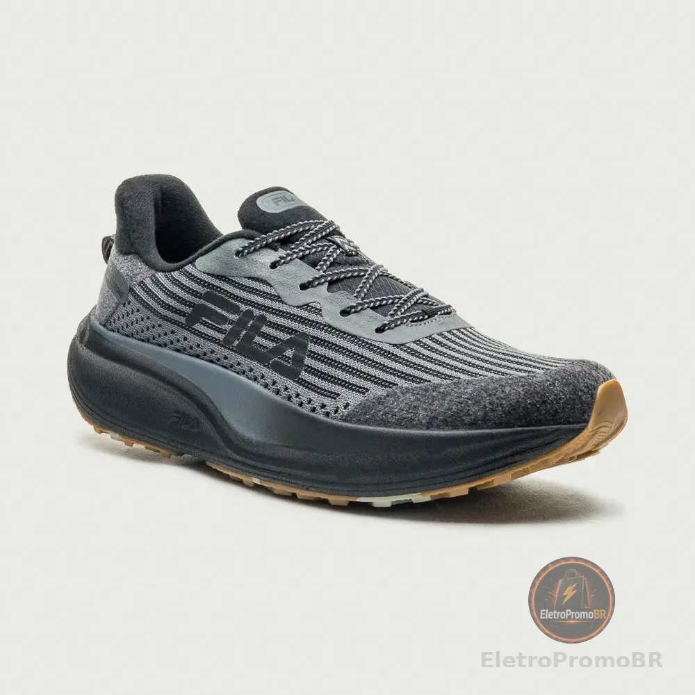 Tenis Fila Masculino Racer Speedzone Tr Grafite/preto Liso 41 Br