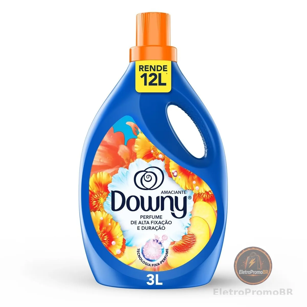 Downy Verão Tropical Amaciante Líquido Concentrado 3L (Rende 12L)