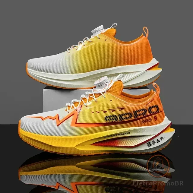 Sapatos Esportivos Unissex Com Placa De Fibra De Carbono Emb