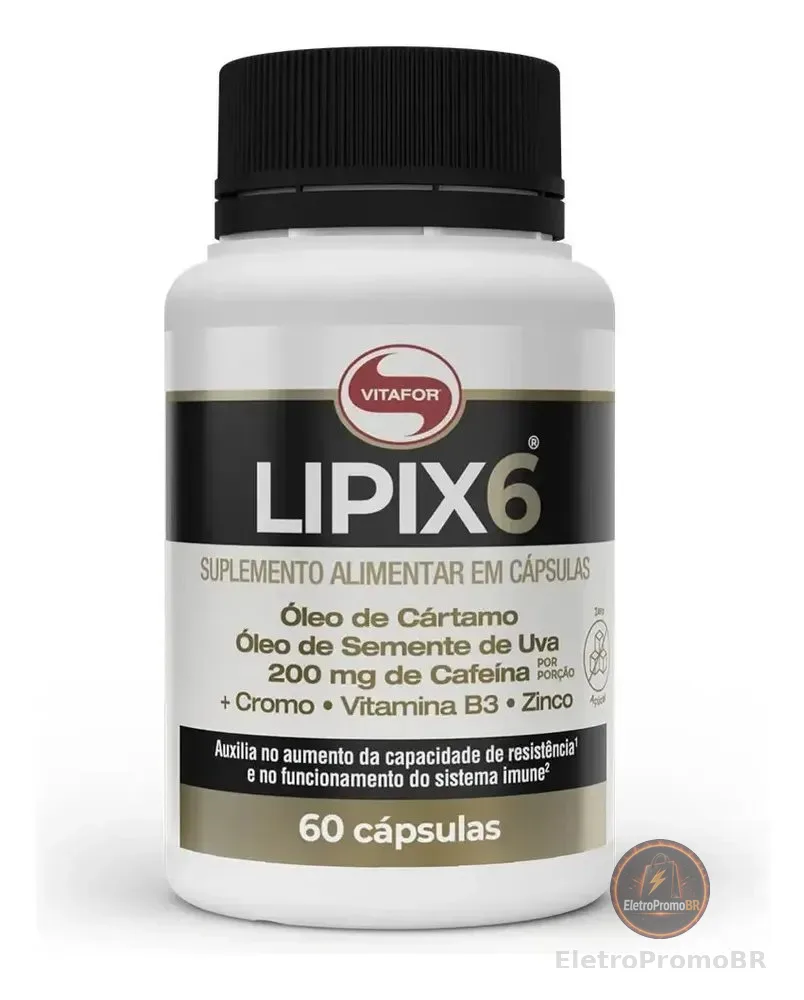Lipix 6 com 60 Cápsulas Vitafor