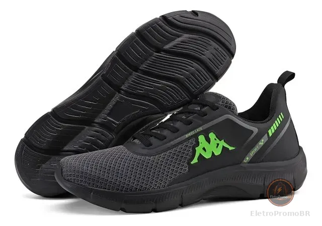 Tênis Kappa Run 200 Original Caminhada Academia