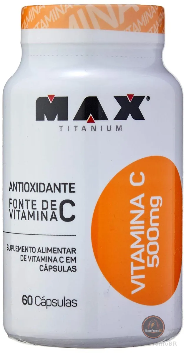 Vitamina C 500mg (60 caps), Max Titanium