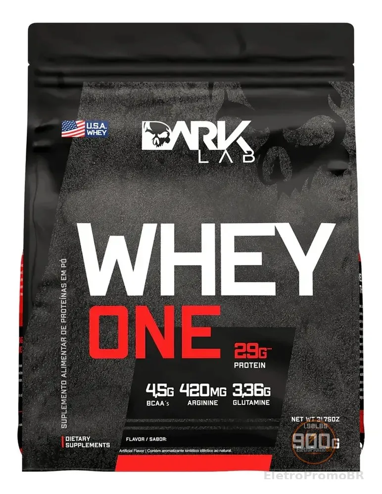 Whey One Protein Proteína Sachê Refil 900g - Dark Lab Sabor Chocolate