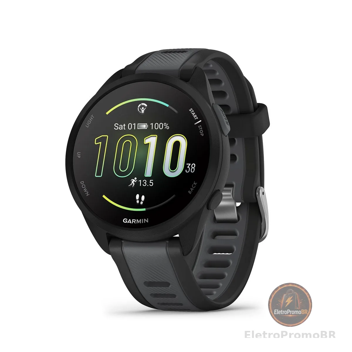 Garmin Relógio Forerunner 165 - 43mm com Monitor Cardíaco de Pulso e GPS