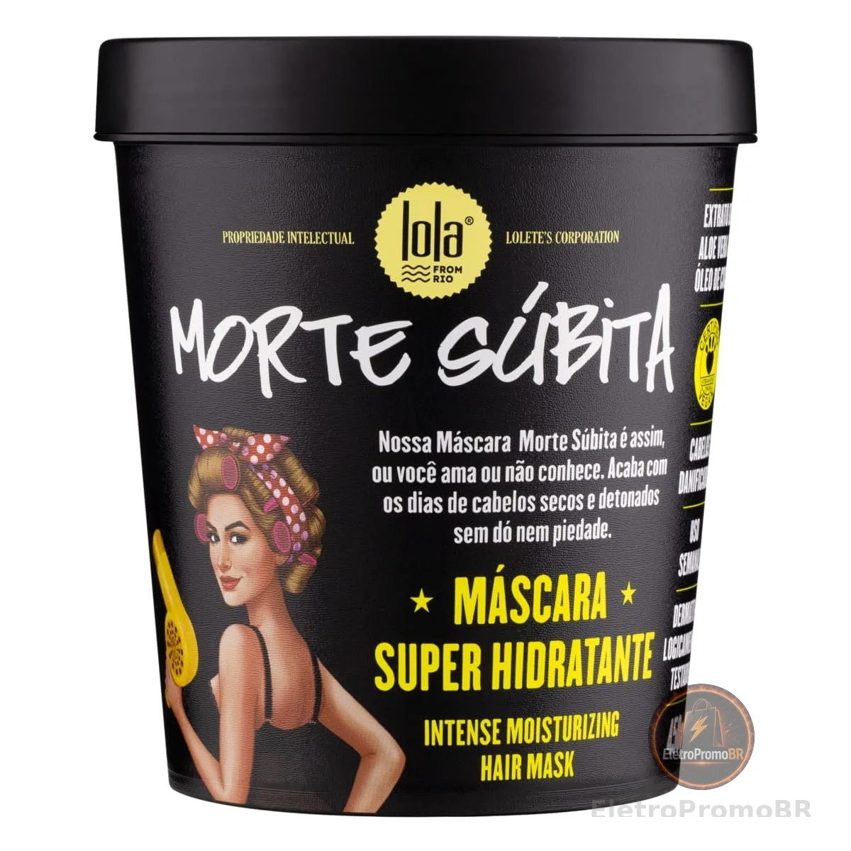 Morte Súbita Máscara Super Hidratante 450g , Lola Cosmetics
