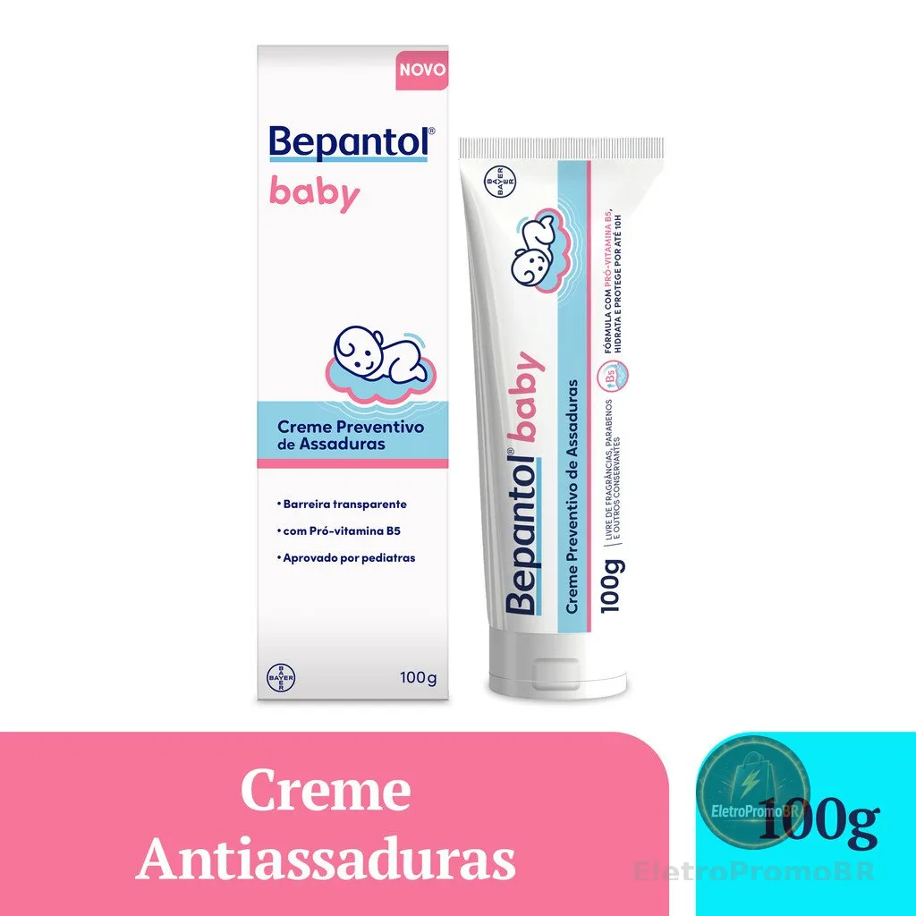 Creme Pomada de Assadura Lanolina e Vit B5 100g Bepantol