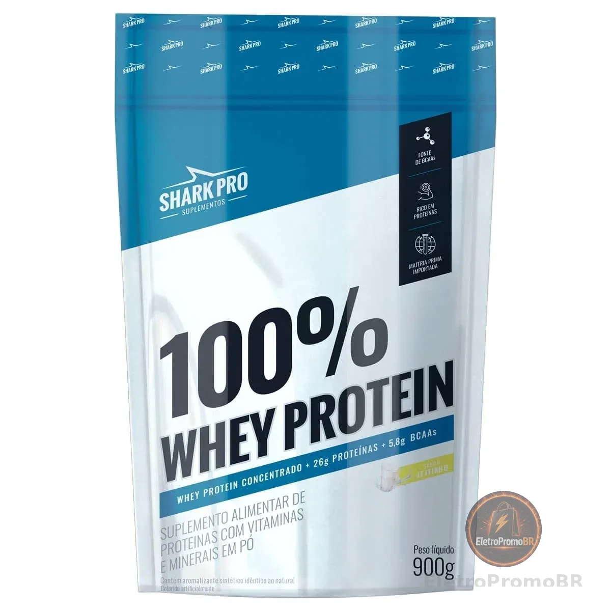 WHEY PROTEIN100% LEITINHO 900G REFIL