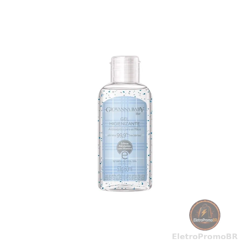 Álcool Gel Giovanna Baby Blue 60ml